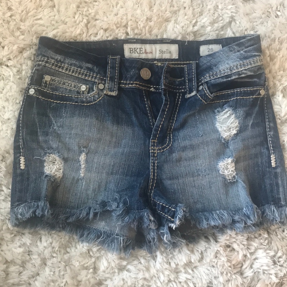 BKE STELLA HIGH RISE SHORTS